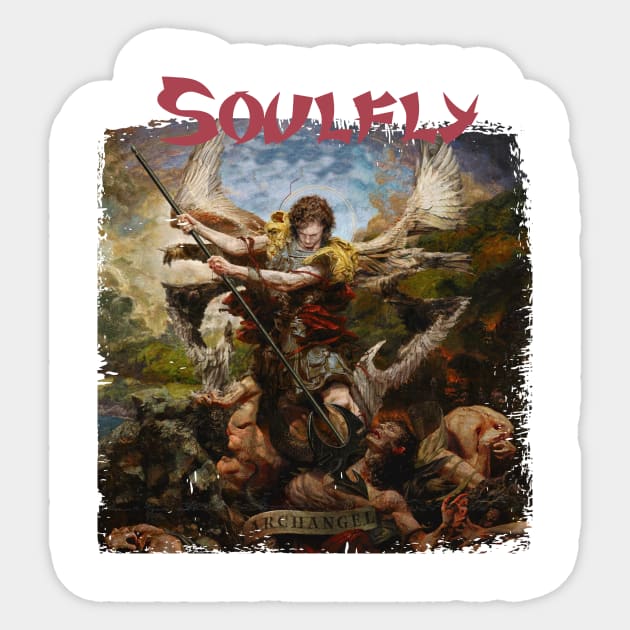 Soulfly 2016 Archangel Band Sticker by fancyjan